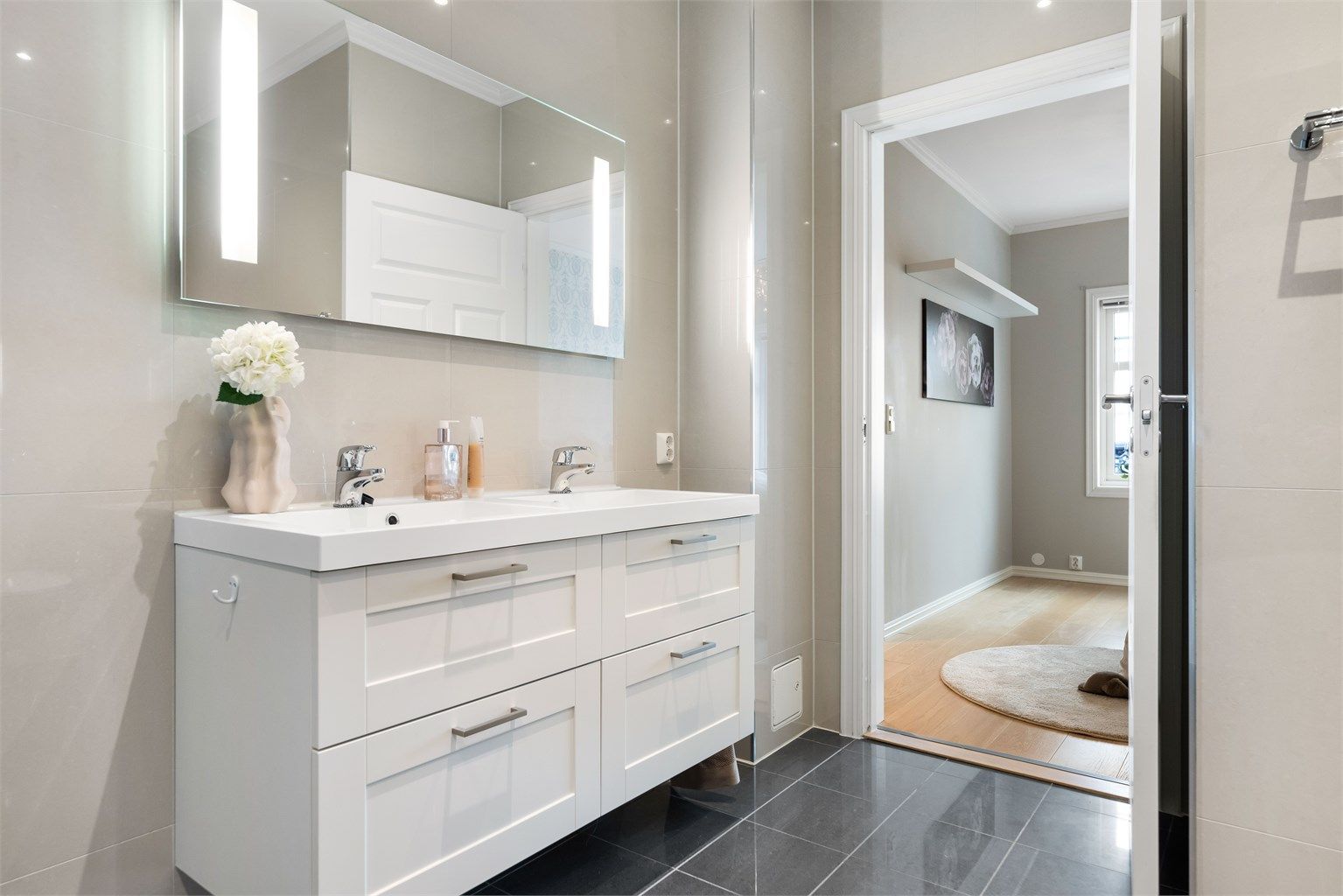 En komfortabel og privat løsning i hverdagen med direkte adkomst fra soverommet