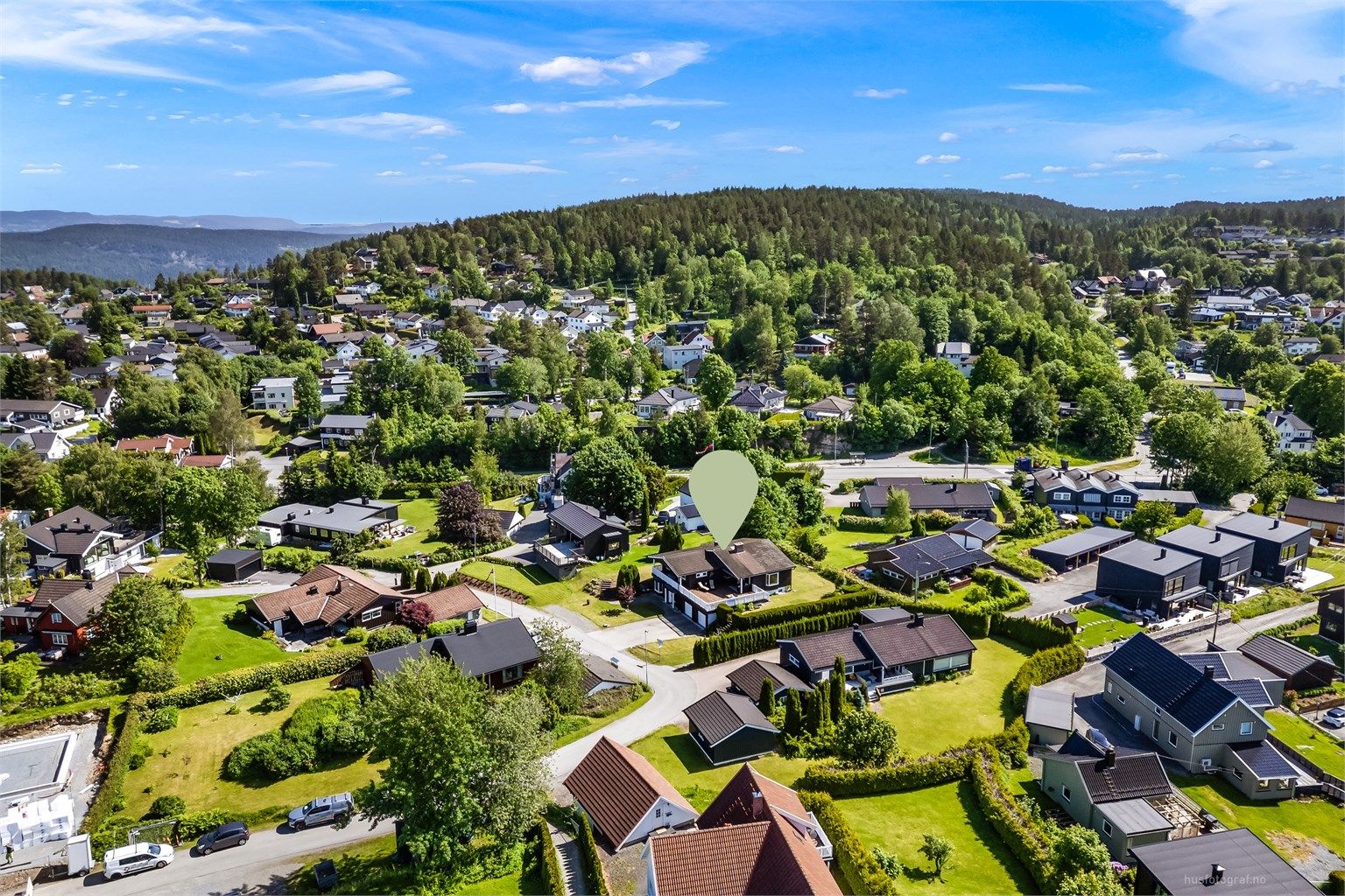 Eiendommen er beliggende på attraktive og veletablerte Konnerud.
Foto: Knipzet AS - Emmy af Geijerstam