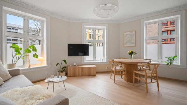 Velkommen til Schweigaards gate 91B! Presentert av Emilie Lie i Krogsveen. Foto: Peter Futo.