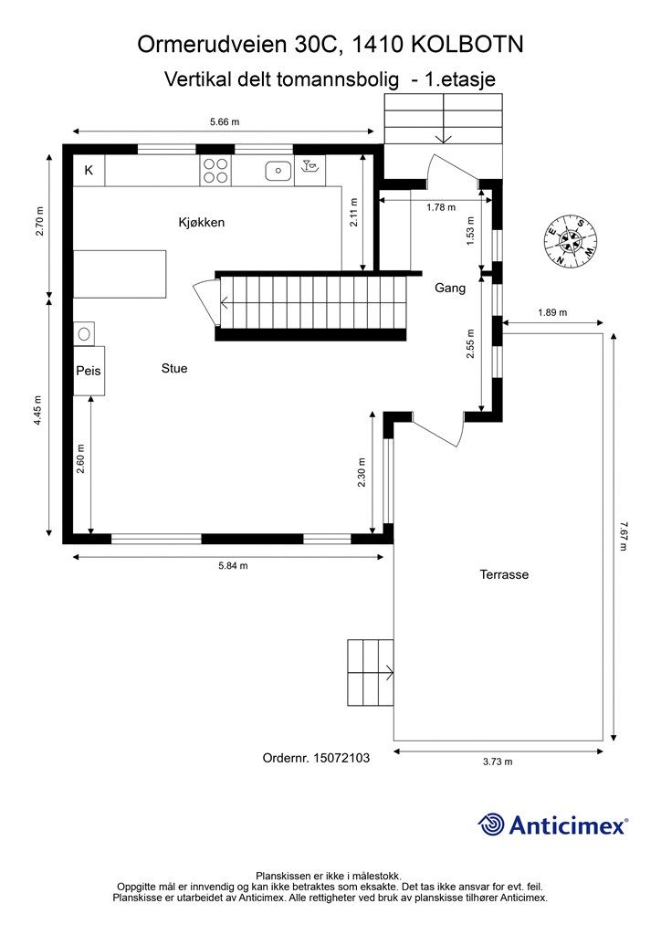 Plantegning - 1. etasje