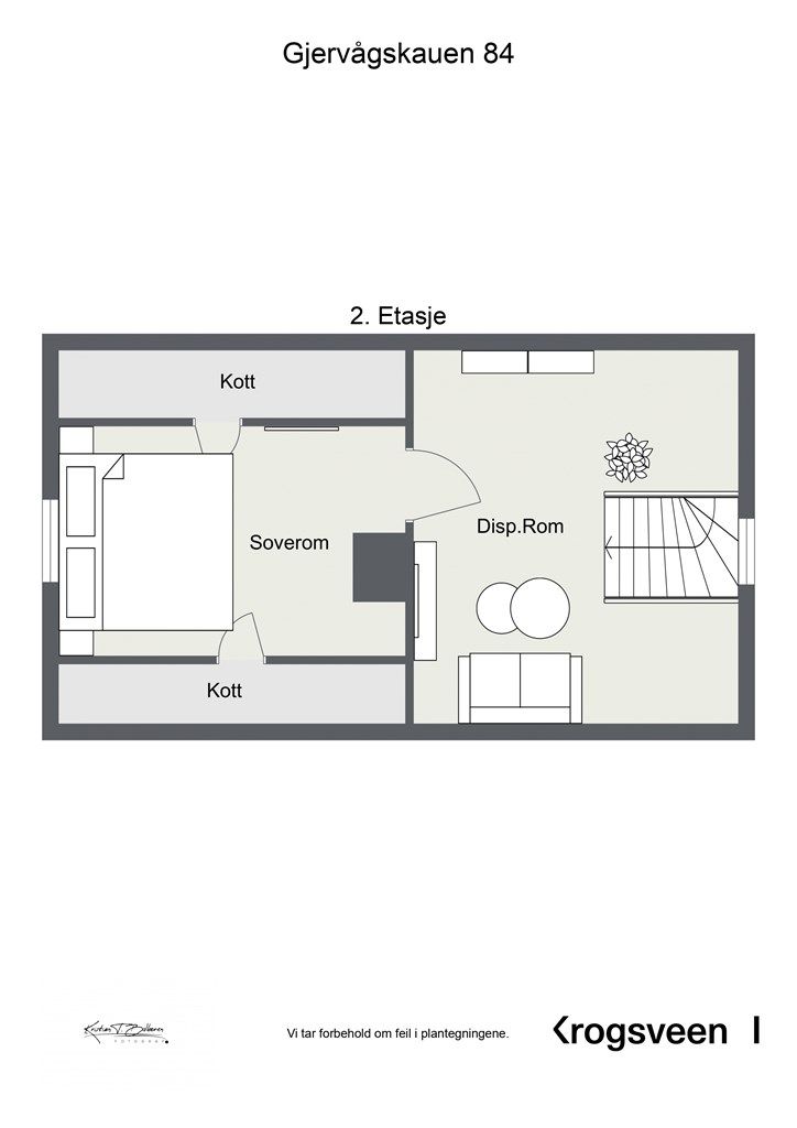 Planskisse loftsetasje.