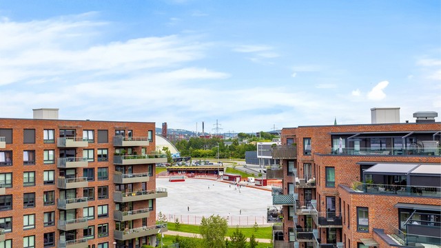 Boligens felleskostnader inkluderer strøm, oppvarming, bredbånd og kabel-tv.