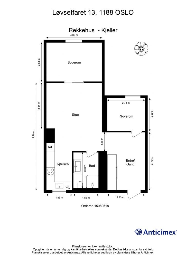 Plantegning - Kjeller