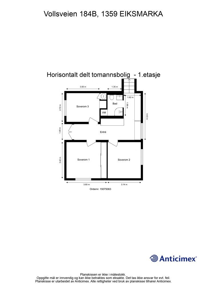 Plantegning 1.etasje