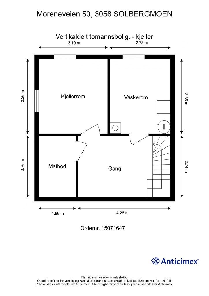 Plantegning - Kjeller