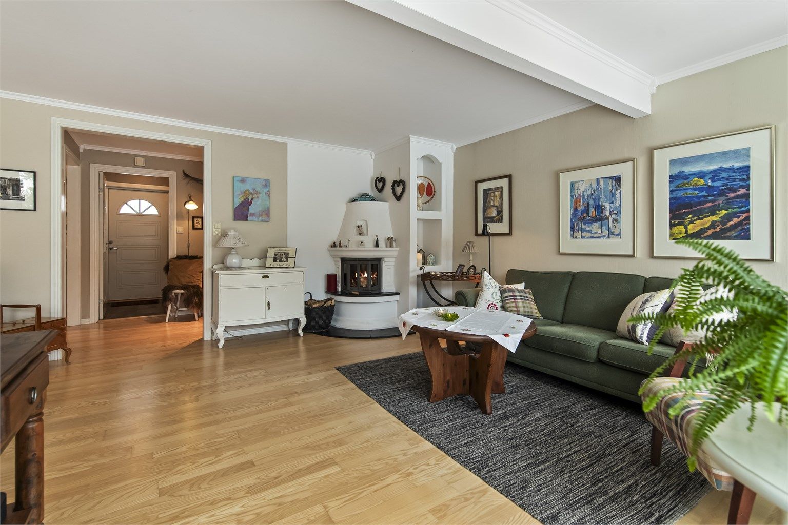 Peisovnen er fint for kjøligere sesonger men også for hygge