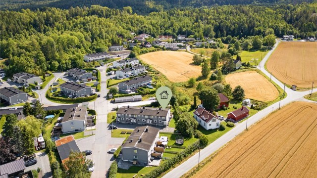 Her bor du i et familievennlig område med kort vei til Mjøndalen sentrum og turområder.
Foto: Stine Prøitz Jørgensen