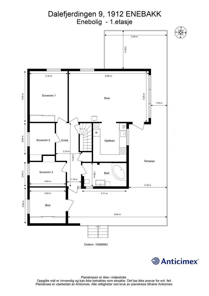 Plantegning 1. etasje
