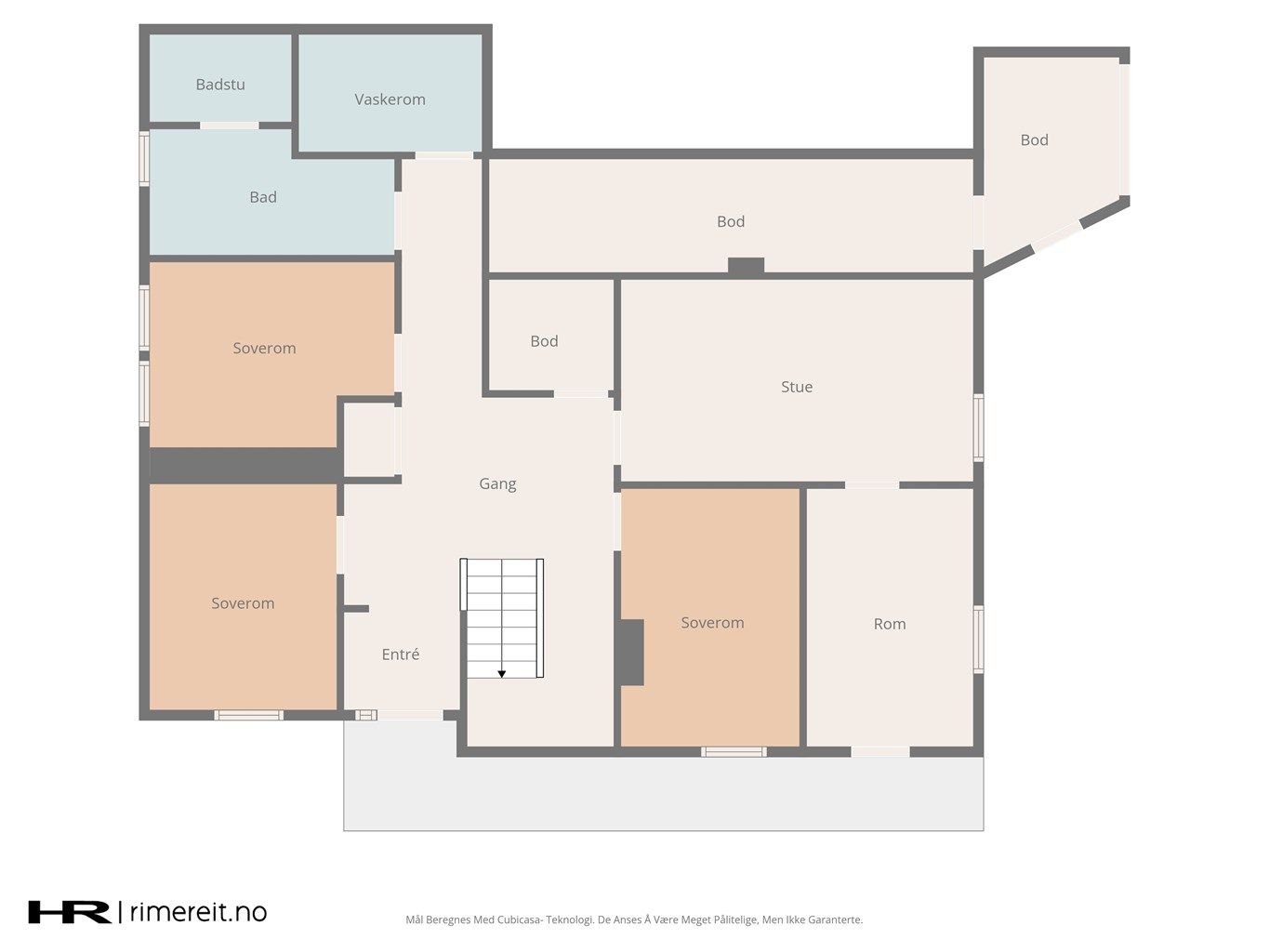 Plantegning underetasje