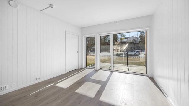 Leiligheten har vannbåren varme i gulv i stue, kjøkken, entré og på bad.
Foto: Hallvard Rimereit