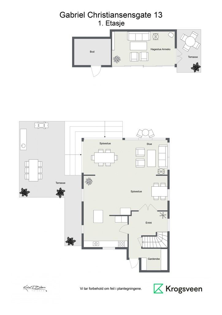 Plantegning 1. etasje