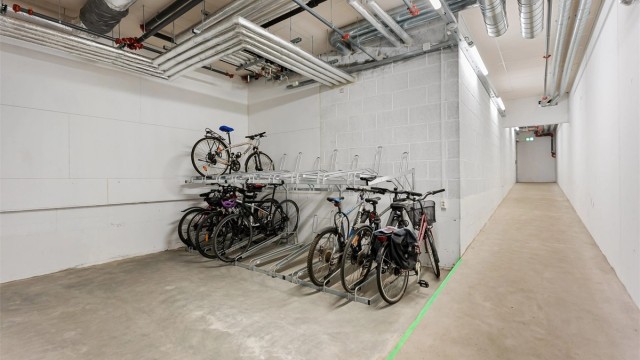 Praktisk sykkelparkering