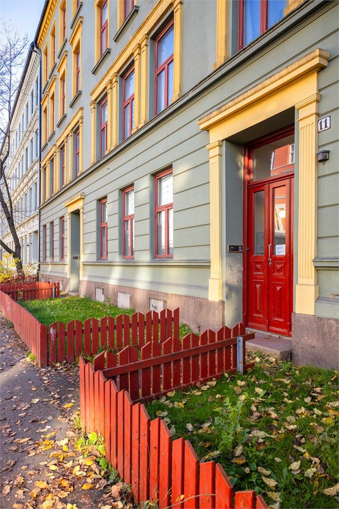 Hyggelig inngangsparti.