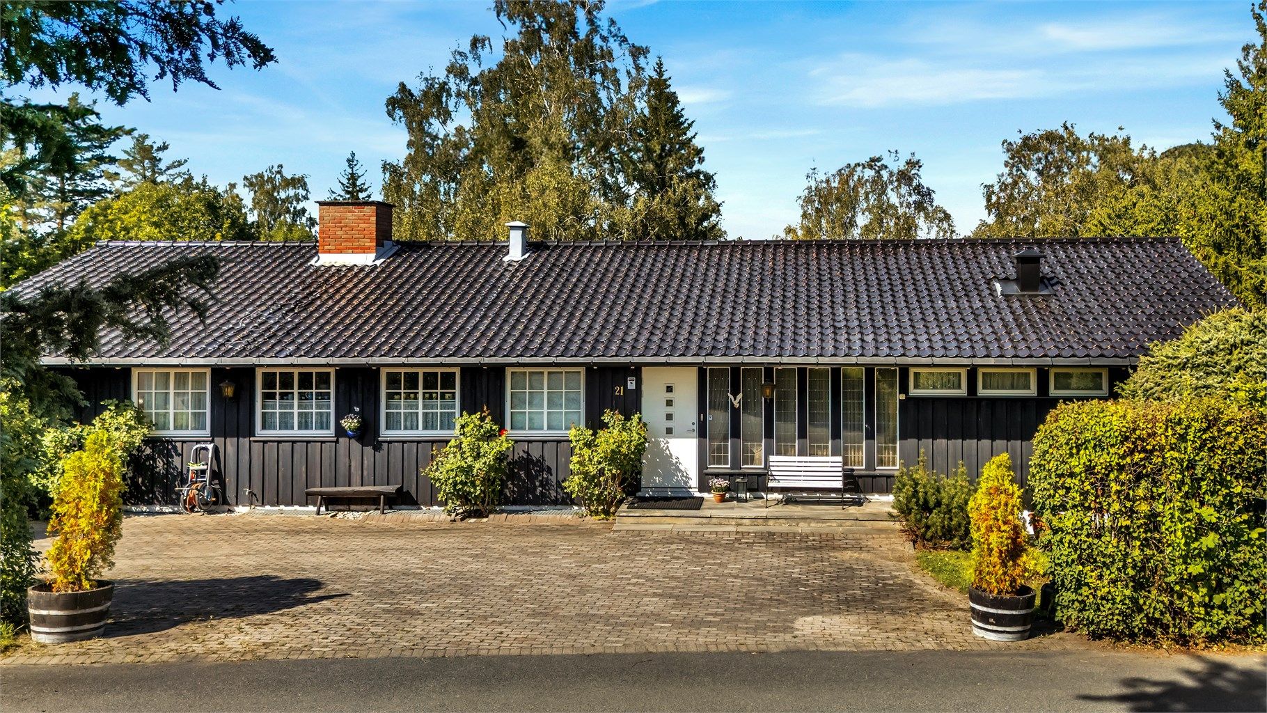 Hyggelig inngangsparti.