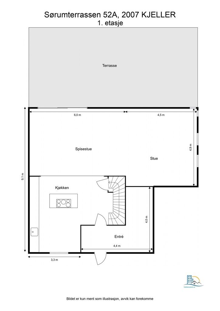 Plantegning - 1. etasje