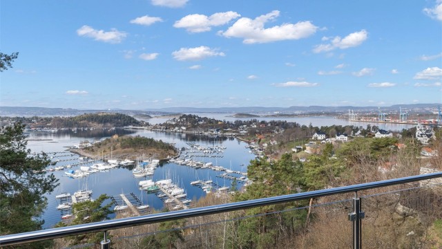Utsikt fra terrassen
