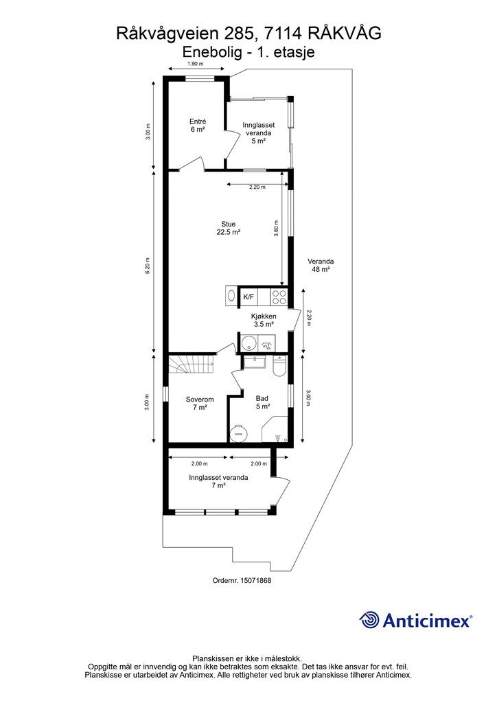 Plantegning 1. etasje