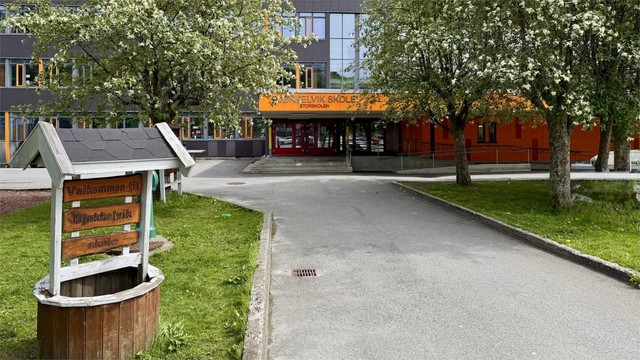 Ca 25 minutter å gå til Kjøkkelvik skole
