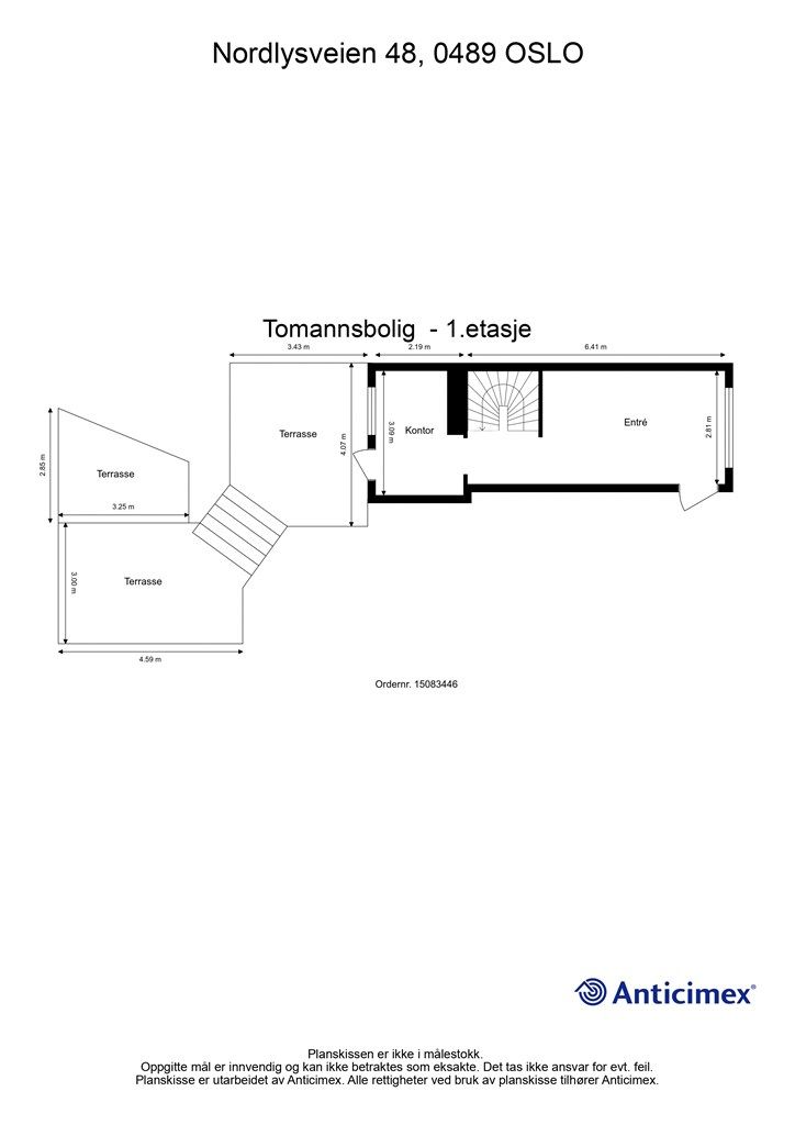 Planskisse - 1. etasje