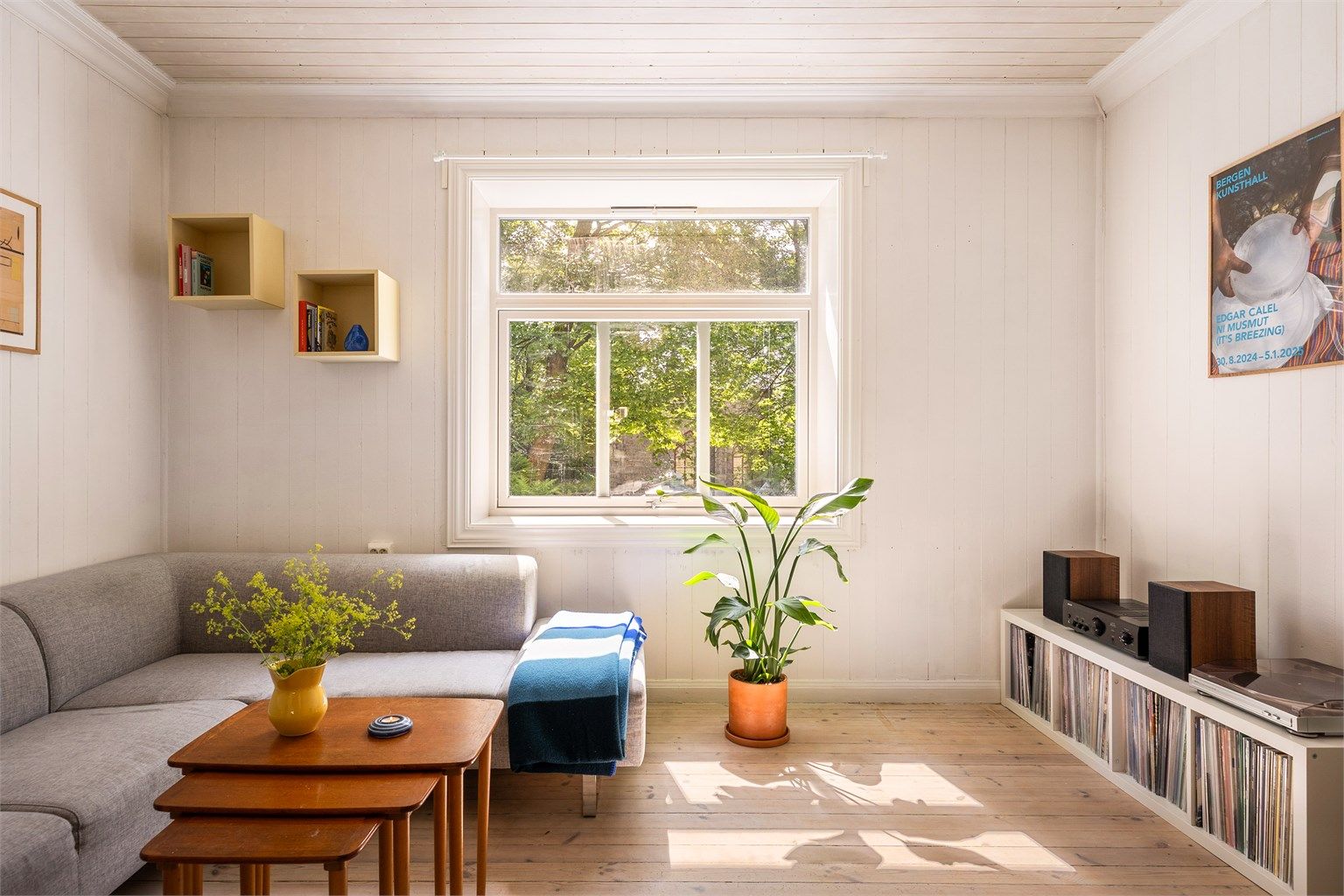 Velkommen til denne sjarmerende leiligheten i Kirkegaten 1B, i Sandviken!
Foto: Didrik Høeg