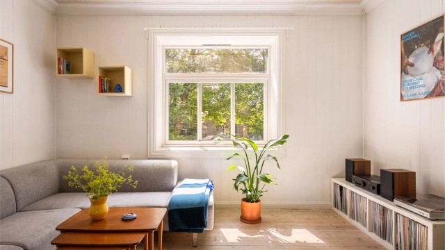 Velkommen til denne sjarmerende leiligheten i Kirkegaten 1B, i Sandviken!
Foto: Didrik Høeg