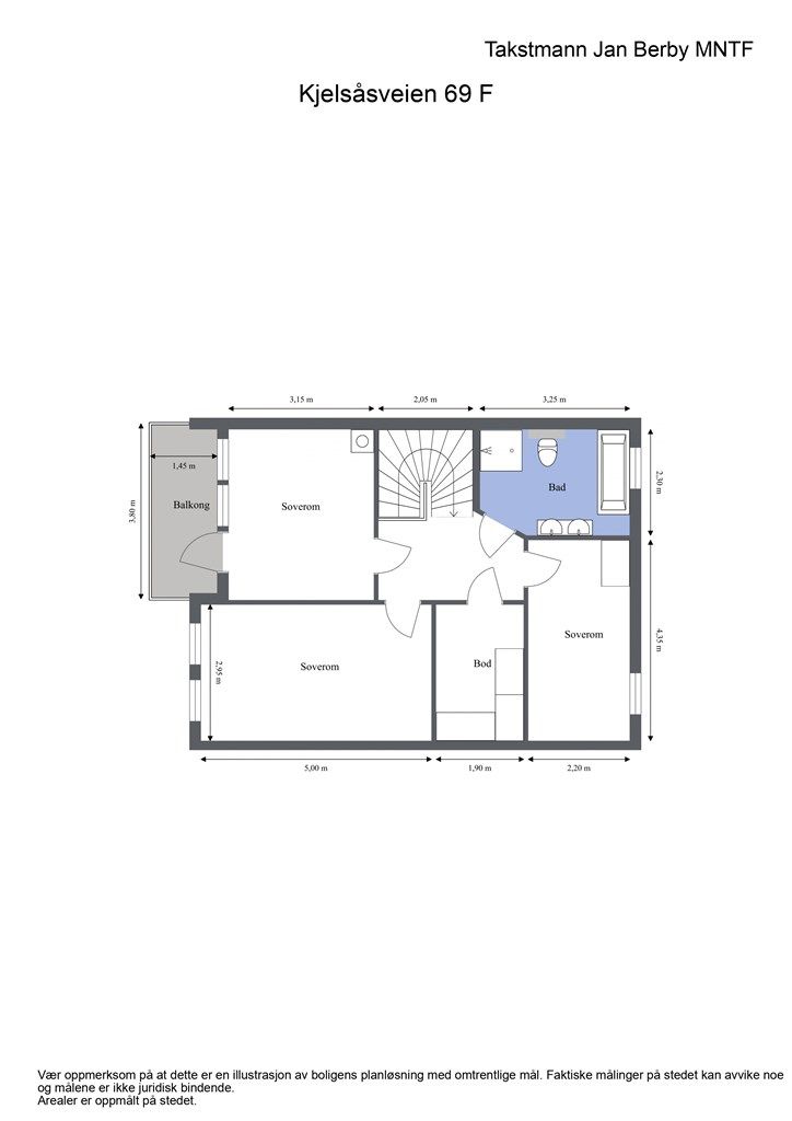 Plantegning 2. etasje