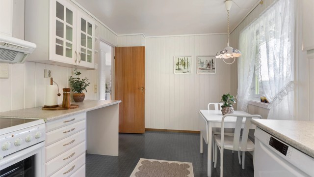 Mulighet for spiseplass ved vindu.