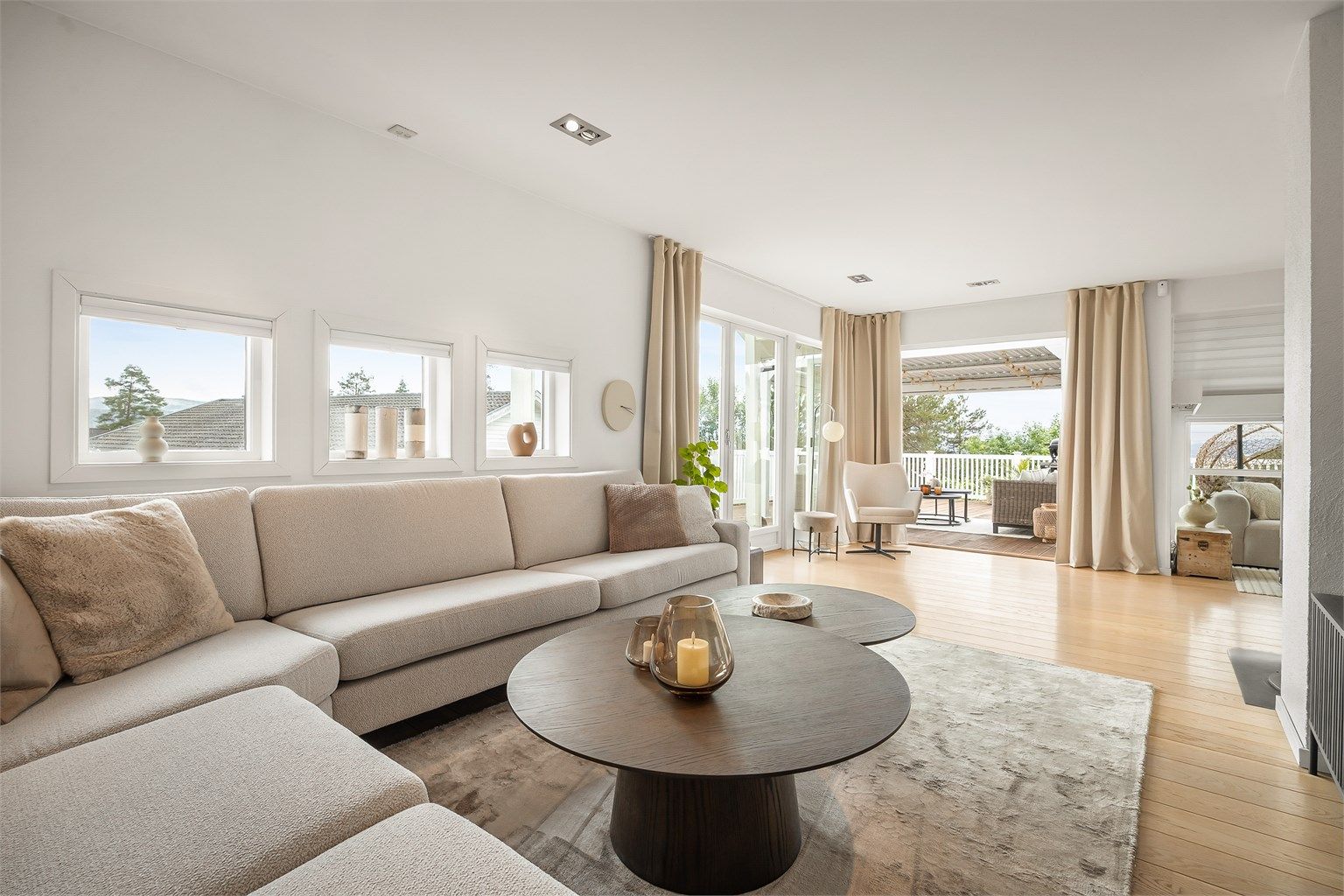 Plass til sofagruppe