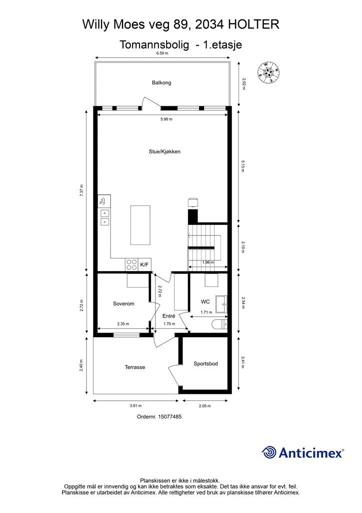 Plantegning 1.etasje.
