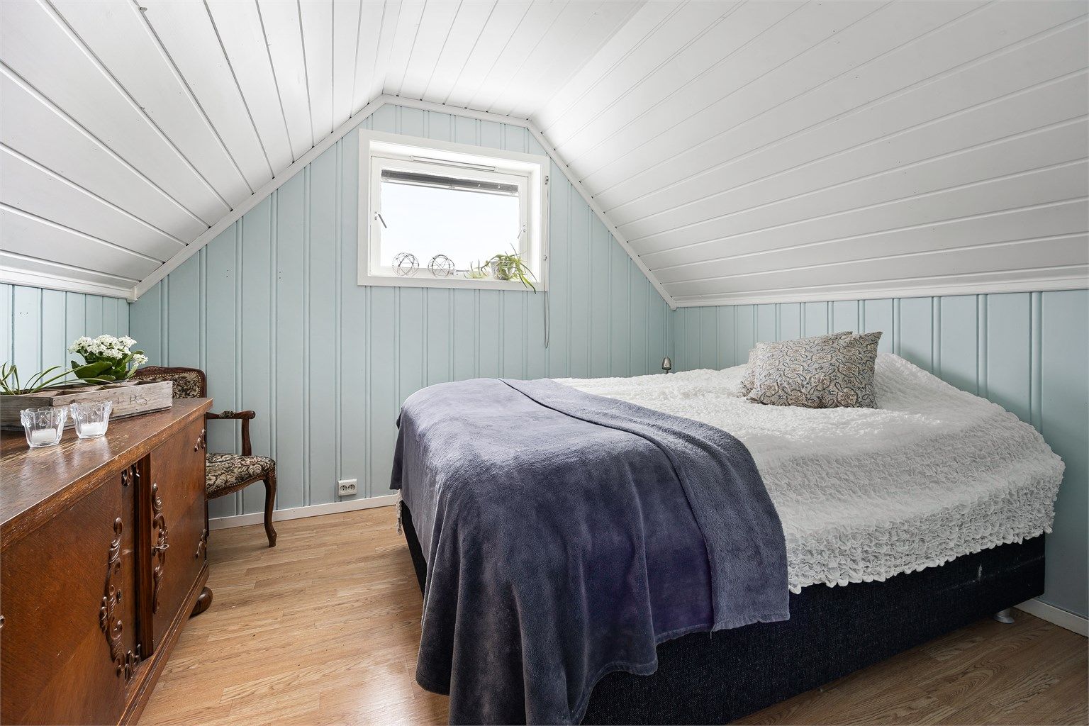 Innredet soverom - Rommet er ikke godkjent for varig opphold.