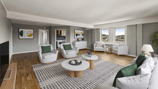 Velkommen til Jernbaneplassen 1 og leilighet 602! (bilde er digitalt stylet)