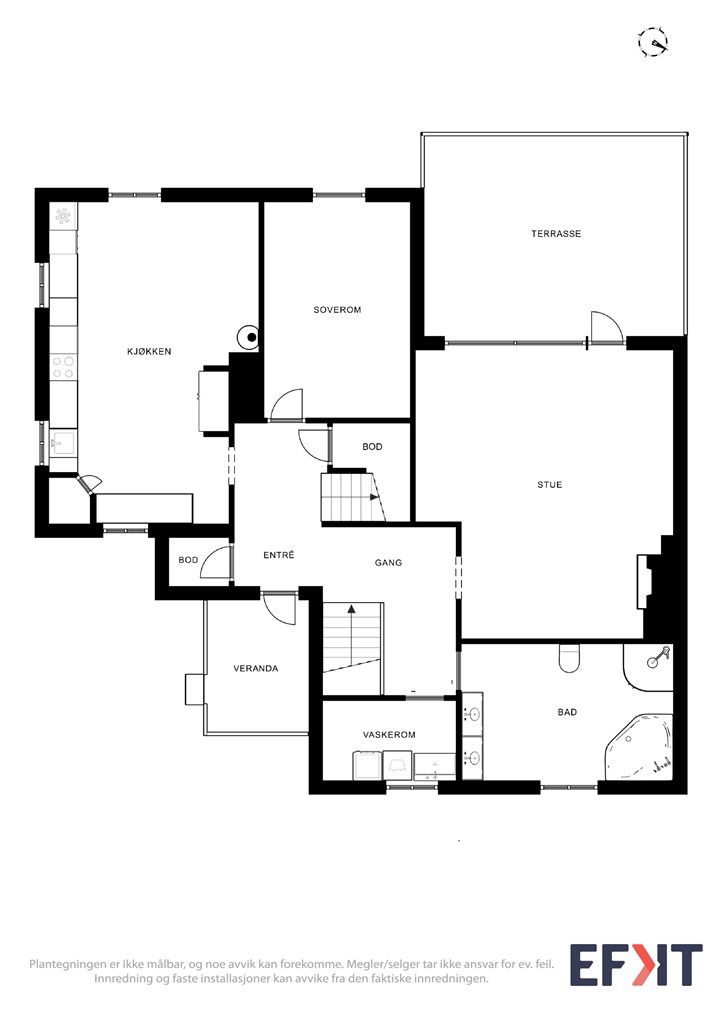 Plantegning - 1. etasje