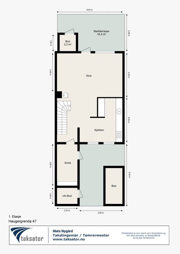 Plantegning - Første etasje