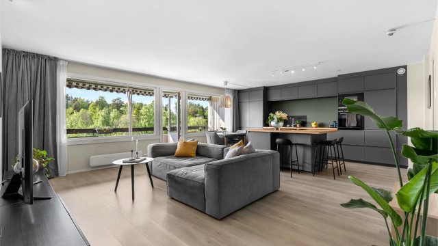 Sebastian Håbeslandv/Krogsveen presenterer Slalåmveien 3H - moderne leilighet med solrik uteplass