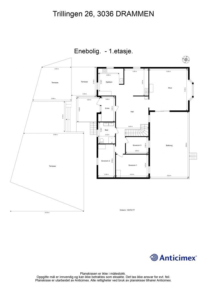 Plantegning - 1.etasje
