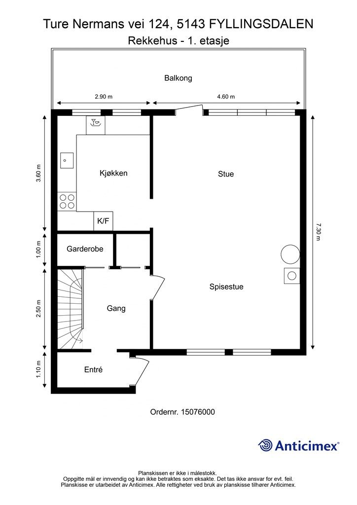 Plantegning - 1. etasje