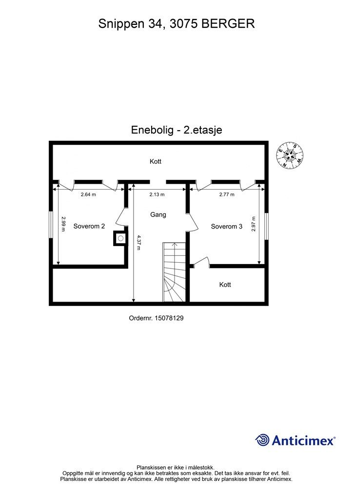 Plantegning 2. etasje