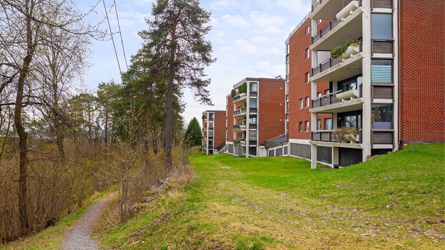 Fra eiendommen er det kort vei til turstier og rekreasjonsområder i skog og mark.