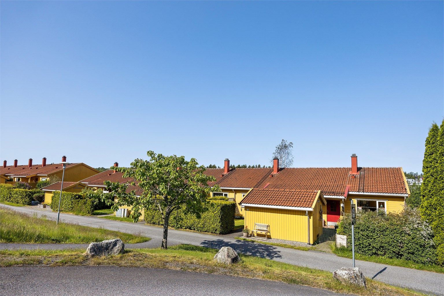 Praktisk beliggenhet med nærhet til garasjen