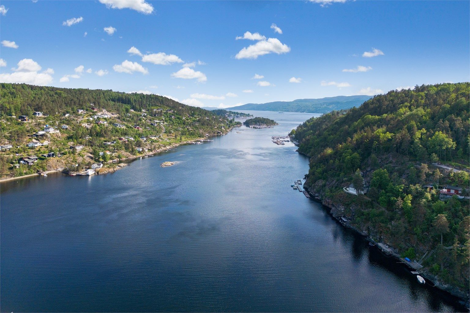 Om sommeren går det båt fra Drøbak til både Aker Brygge og Son – en naturskjønn reisevei.