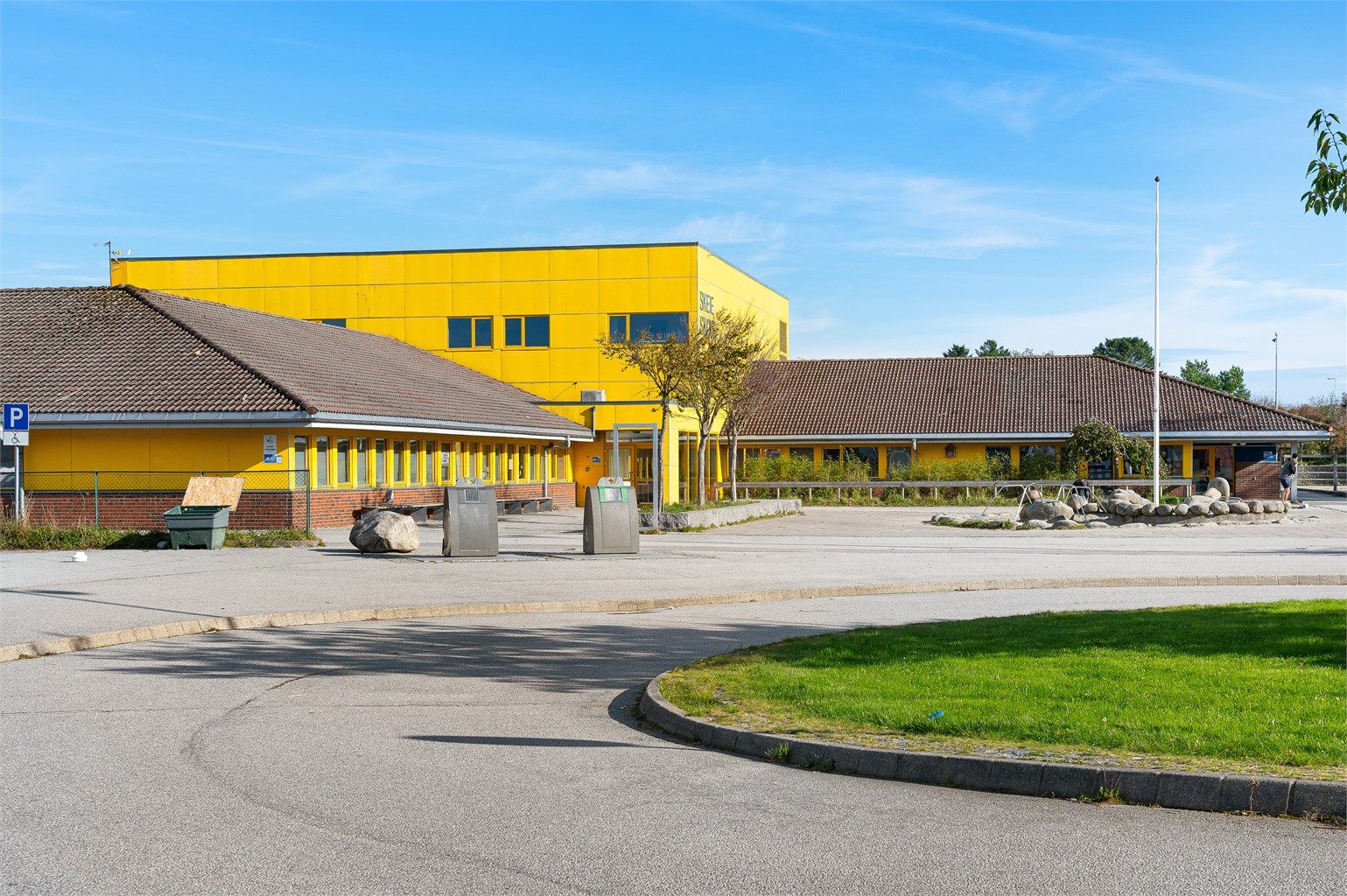 Her har man barnehage og skole rett i nabolaget