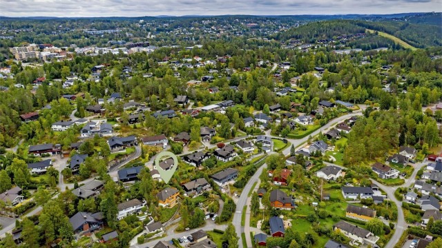 Kort gangavstand til Vassbonn barneskole og barnehager - gangavstand til Kolbotn sentrum