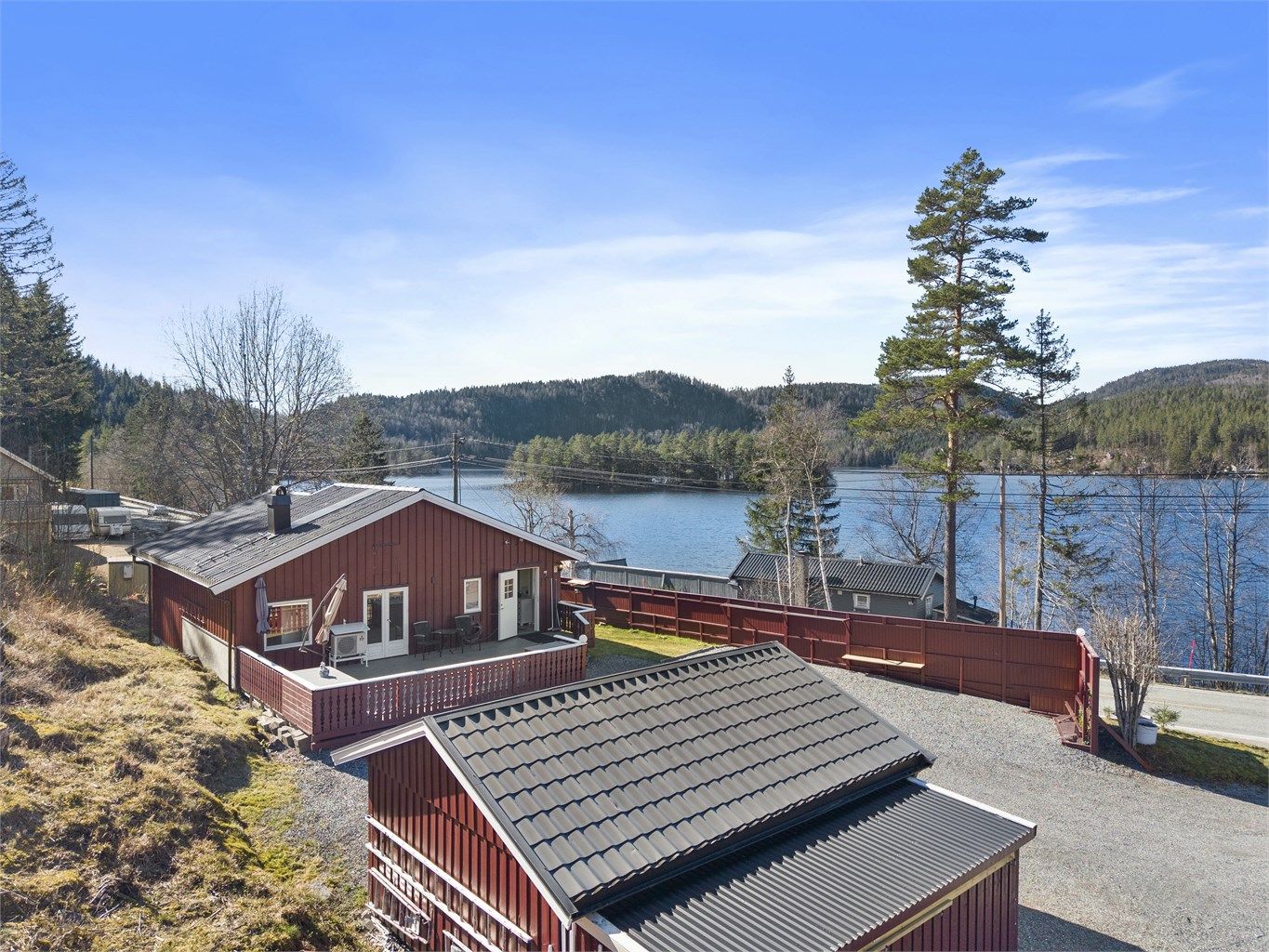 Vakker utsikt utover Heivannet! Foto: A7 media. 