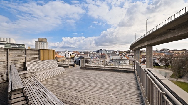 Felles takterrasse.