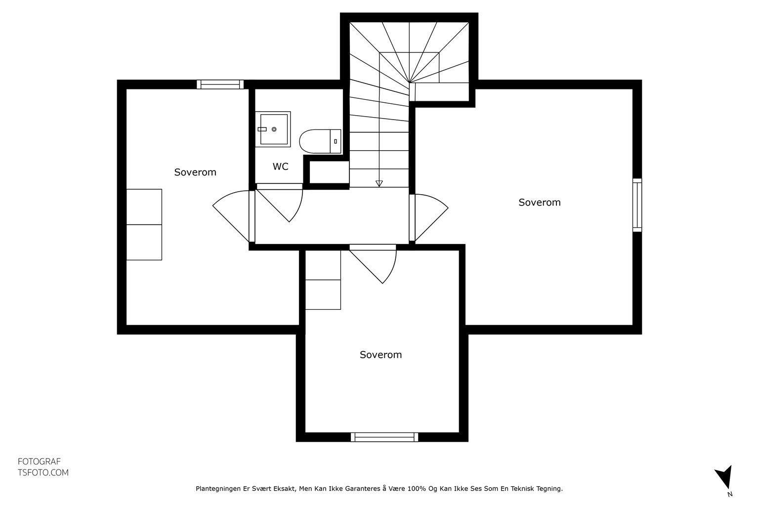 Plantegning - 3 etasje