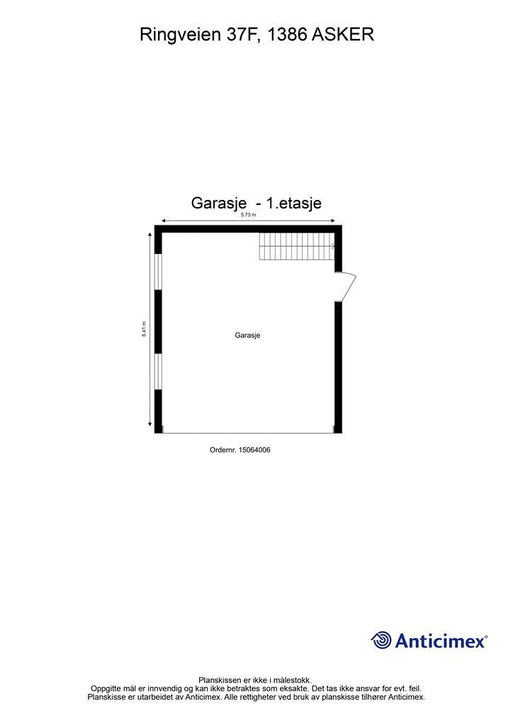 Plantegning - Garasje - 1.etasje