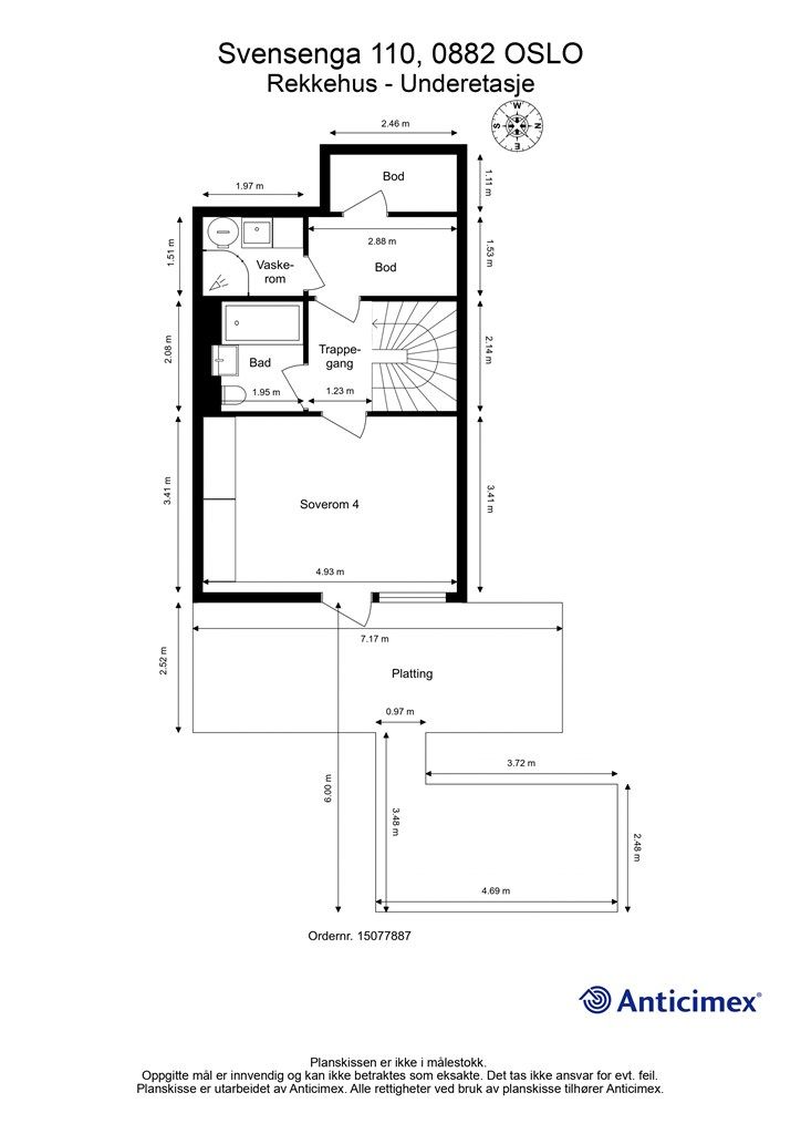 Plantegning - Underetasje
