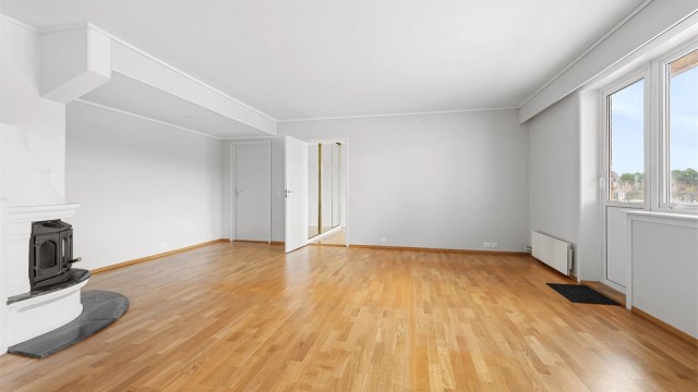 Romslig stue med god plass til flere soner