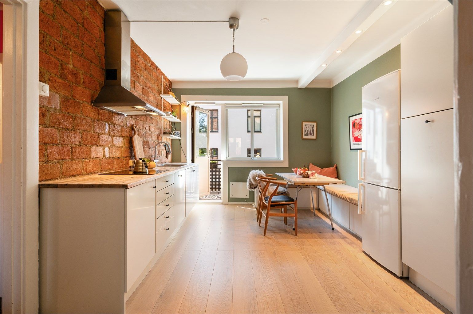 En pen og moderne 2-roms på attraktive Kampen