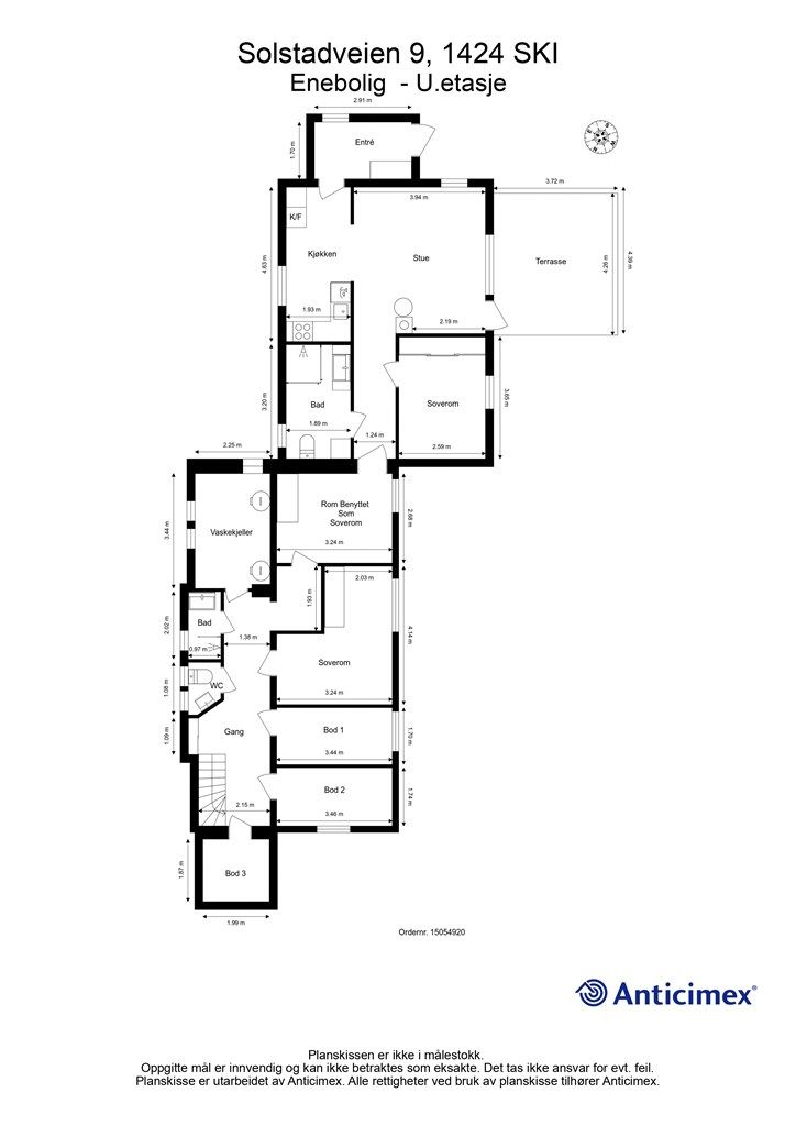 Plantegning underetasje